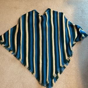 Vintage Pendleton wool poncho